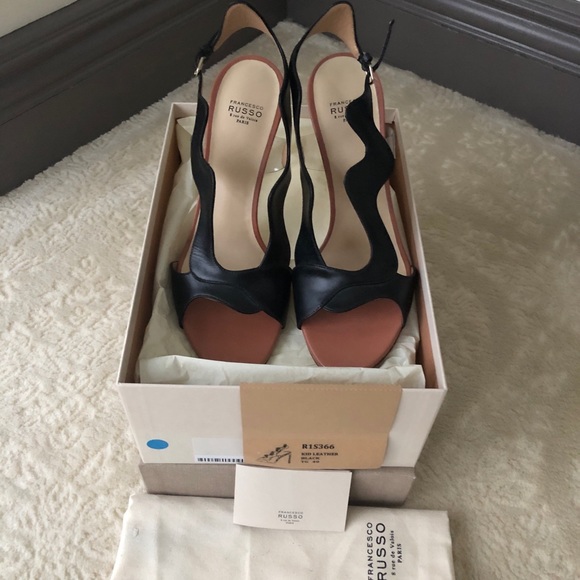 BNIB FRANCESCO RUSSO WAVY SANDAL - Picture 5 of 11